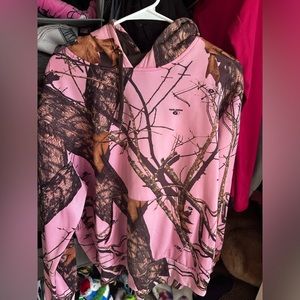 Pink Camo Mossy Oak Hoodie